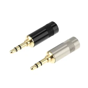 Audio Jack TRS Plugs 3.5mm 3 Pole Stereo Connector