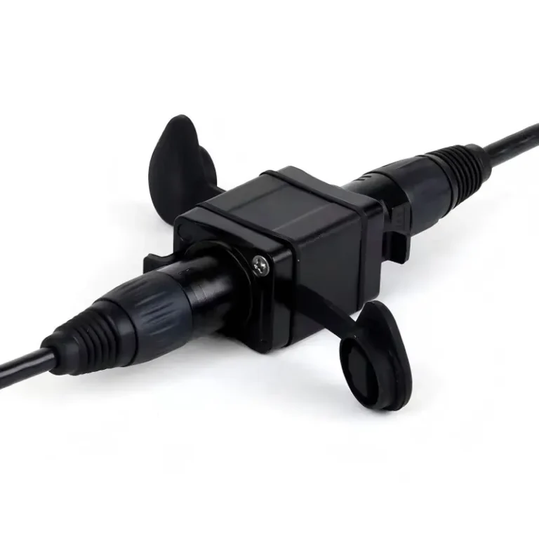 RJ45 CAT6 Adapter Coupler Connector Black