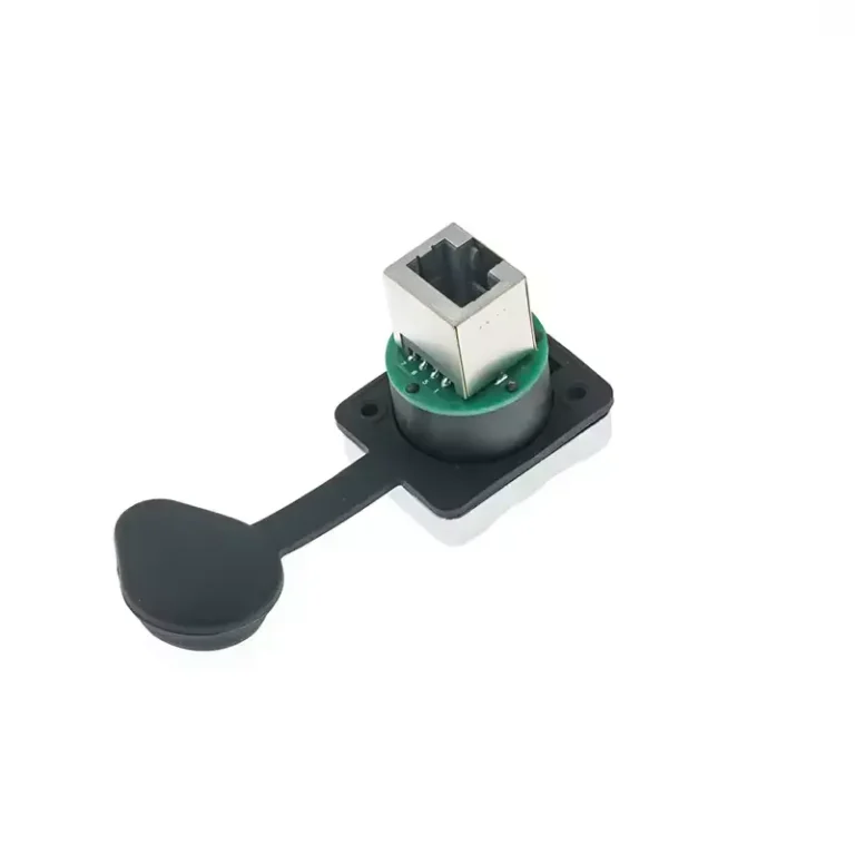 RJ45 Waterproof Network Connector Female Socket Shielded Ethernet Connector ZBS100