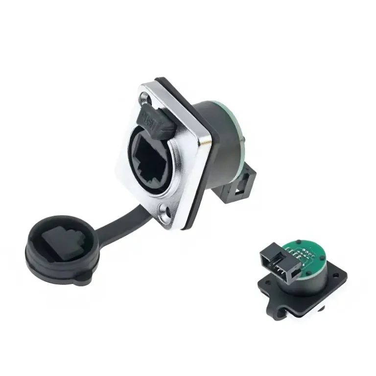 RJ45 Waterproof Network Connector Female socket Ethernet Connector NW100