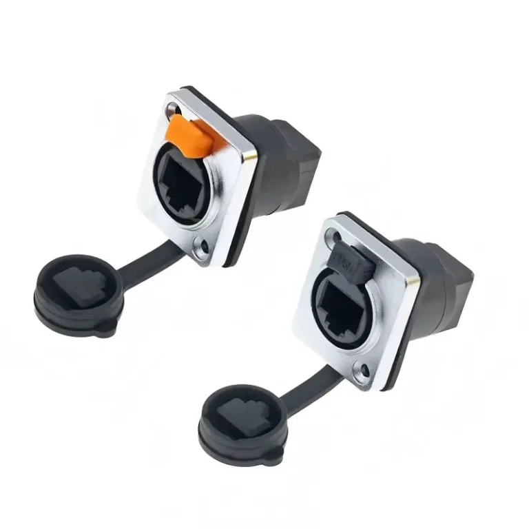 RJ45 Waterproof Network Connector Female socket Ethernet Connector WB100