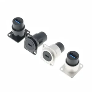 Type C to USB 3.0 Socket Fixed Panel Mount Coupler D type Female to Female Chassis Converter Docking