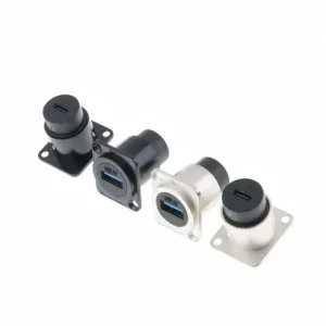 USB 3.0 to Type C Socket Fixed Panel Mount Coupler D type Female to Female Chassis Converter Docking