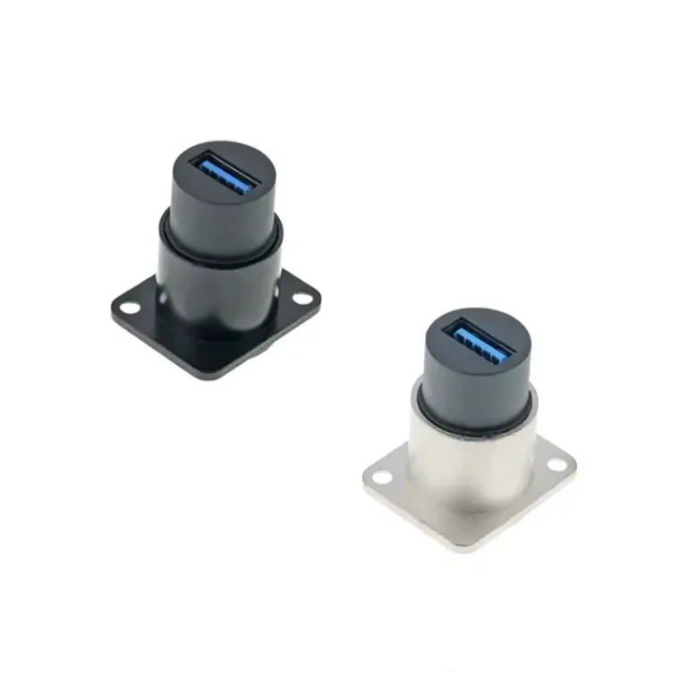 USB3.0 Socket D Type Fixed Flush Mount Adapter High Speed Data Transfer Compatible with USB Devices 4