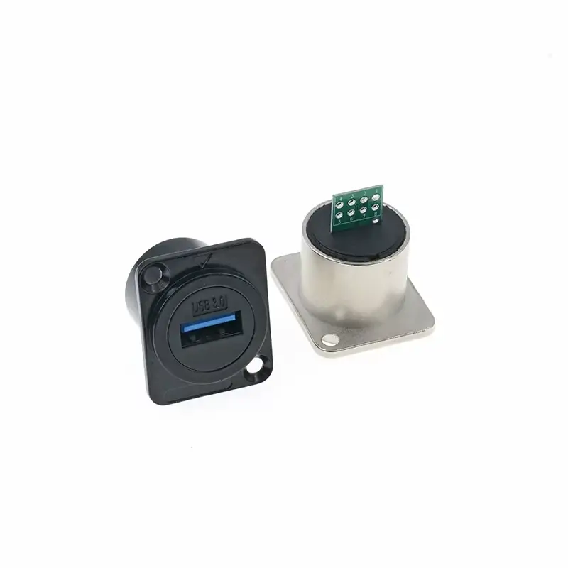 USB3.0 to PCB Board Socket Fixed Panel Mount Coupler D type Converter Docking