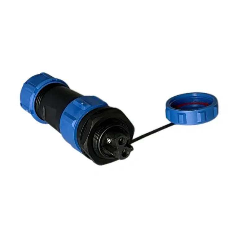 Waterproof Aviation Connector screwed rearnut SL rearnut series