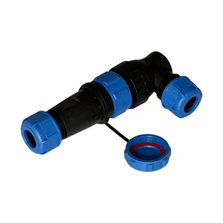 Waterproof Aviation Connector welded SP elbow 90 degree series