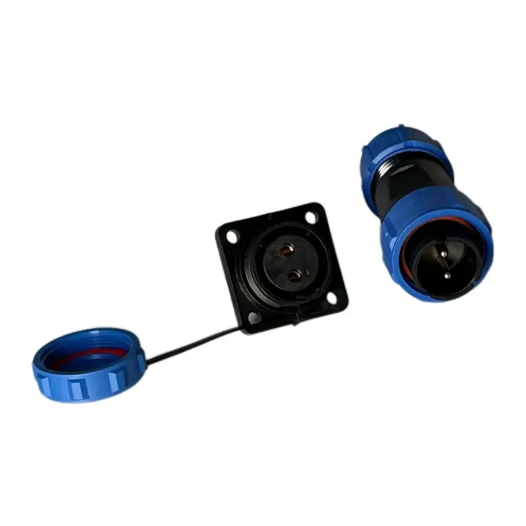 Waterproof Aviation Connector welded square SP 4 holes square series