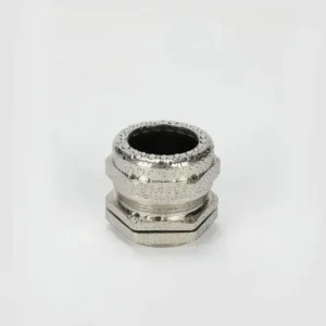 Nickel-plated brass cable gland