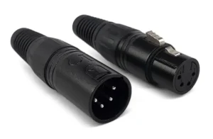 4 Pin XLR Connector male and female