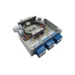 DIN rail type LC panel installation module