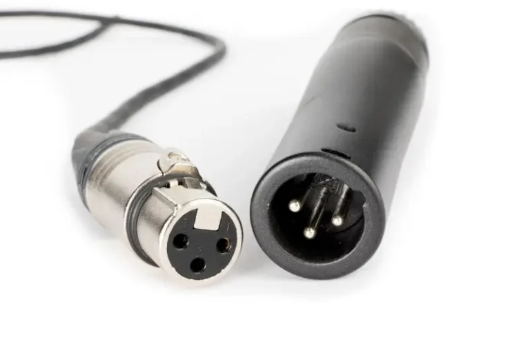 Low Profile XLR connector Female and male