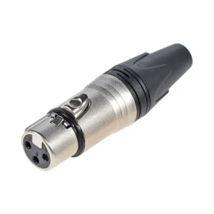 Neutrik Style Audio Cannon 3-Pin Female Socket Speaker 3 Pole XLR Female Connector 4