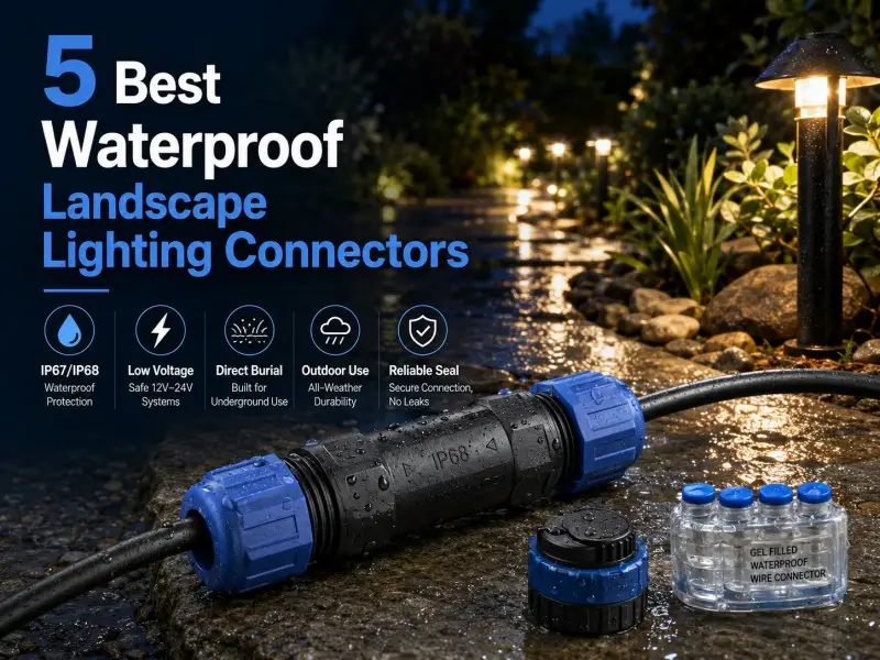 5 Best Waterproof Landscape Lighting Connectors