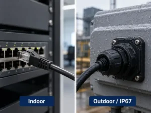 Indoor vs Outdoor and Industrial Network Connectors