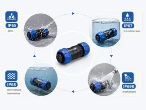 Waterproof Plug Connector IP67 vs IP68 Choosing the Rating