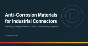 Anti-Corrosion Materials for Industrial Connectors